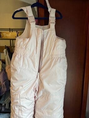 Carter's Pale Pink Insulated Snow Overalls